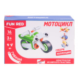 Fun Red Конструктор гибкий Мотоцикл 16 деталей