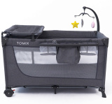 Детский манеж TOMIX LULLABY LUX  (Grey )