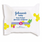 Johnson’s  baby Салфетки Pure Protect 25шт.