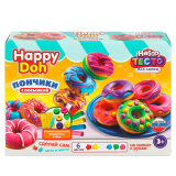 Набор для лепки с формочками пончики, 24 см HAPPY DOH в кор.8шт 398699
