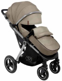 Sweet Baby Прогулочная коляска Suburban Compatto Air / цвет Silver Beige (бежевый)