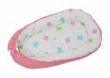 Бортик детский Гнездышко Polini kids Монстрики, розовый