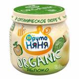 ФрутоНяня Пюре Organic яблочное натуральное (с 4 месяцев) 80г