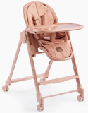 91023, Стул д/корм.BERNY LUX (beige red)