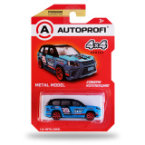 Машинка коллекционная 1:64, Серия 4X4, 4X4-001, синий, 1/64/128