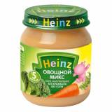 Хайнц Пюре Овощной микс с 5 мес 120г