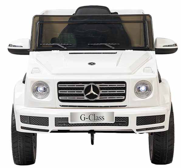 Toyland Электромобиль Джип Mercedes Benz G500 / цвет белый