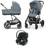 Коляска Cybex Balios S Lux TPE 3в1(+дожд) (Stormy Blue)