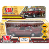 Машина металл LADA ваз-2105 1997 12 cm, двери, багаж, инерц., гранат, кор. Технопарк 415027