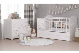 Bambini Moretti Кровать-трансформер 5 в 1 Victoria Bears / цвет белый