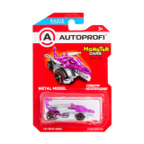 Машинка коллекционная 1:64, Серия MONSTER CARS, B/MNS-005, розовый, 1/24/48