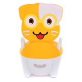 Pituso Детский горшок Котик в очках / цвет Желтый/Yellow