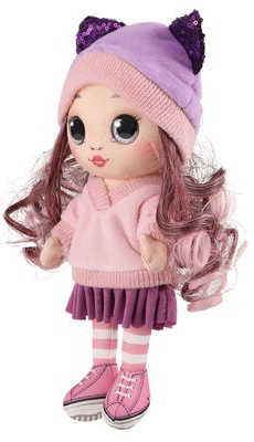 Maxi Toys Мягкая игрушка Кукла Алисия, 20 см