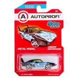 Машинка коллекционная 1:64, Серия RETRO CARS, B/RET-007, чёрн./белый, 1/24/48
