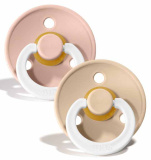 Bibs Набор пустышек Colour, 0+, силикон: Blush Glow / Vanilla Glow