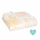 Aden&Anais Одеяло из бамбука metallic Primrose birch  / цвет бежевый