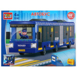 Город мастеров Конструктор "Автобус с гармошкой", свет+звук, 367 деталей