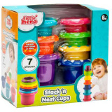 Little Hero Пирамидка "Весёлые чашки"