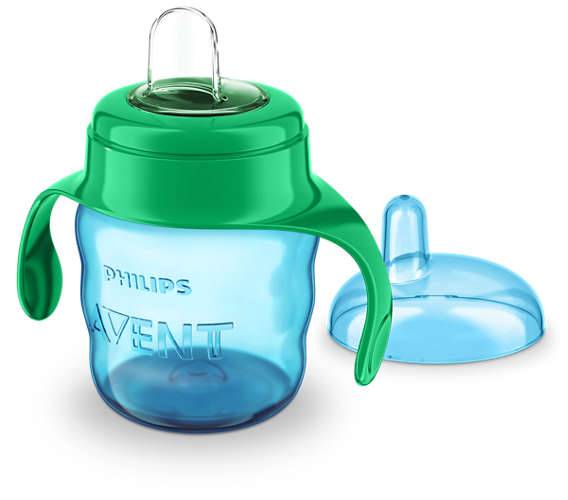 Avent  Серия Comfort Чашка поильник 200 мл.,  от 6 месяцев, цвет голубой / Артикул:  SCF551/05