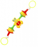 Погремушка-гармошка на коляску Зайка-гимнаст