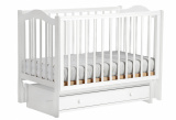 Детская кроватка "Кубаночка-1" БИ 37 маятник универсальный / белый