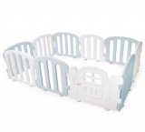 Ifam Детский манеж First Baby Room / цвет белый/голубой