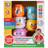 Умка  Развивающая пирамидка с животными