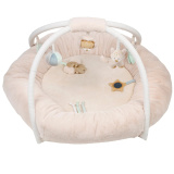 Nattou (Наттоу) Коврик детский игровой круглый Nattou (Наттоу) FLO, ERNEST & OLI Лиса, Лев и Слоник с арками 682244