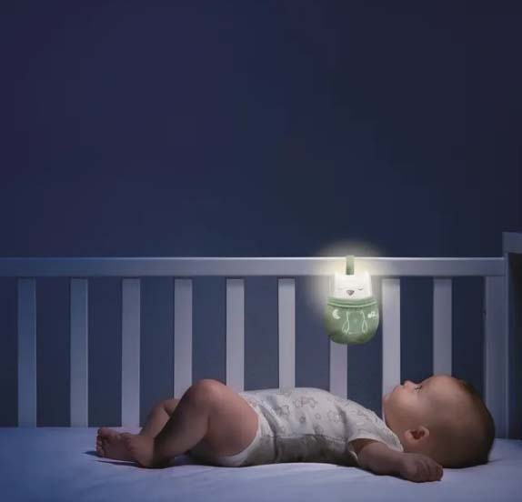 Chicco Погремушка-ночник 2 в 1 "Совенок"