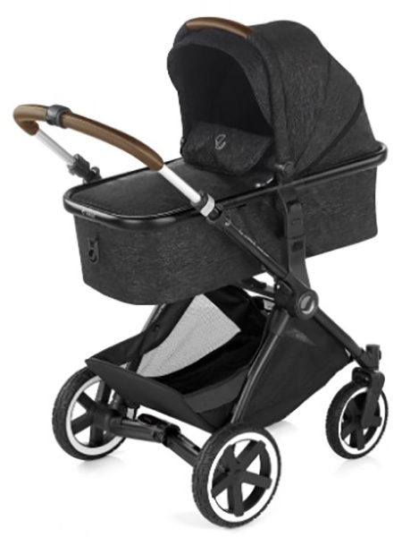 Jane Коляска 2 в 1 Crosslight + Micro Pro / цвет Cold Black (черный)