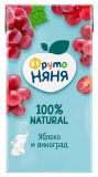 ФрутоНяня Нектар яблочно-виноградный, 500 мл