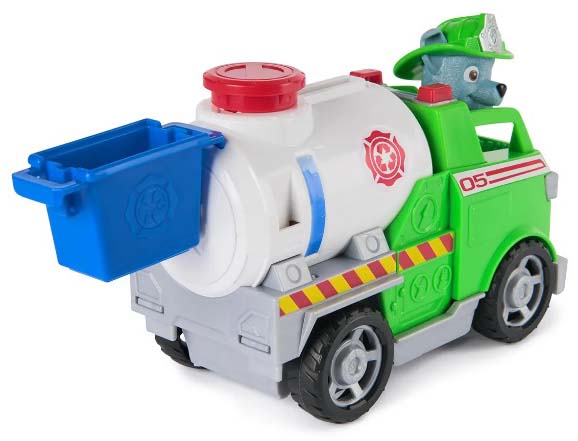 Paw Patrol Набор Щенячий патруль Пожарные спасатели машинка с фигуркой Рокки, 18 см