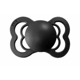 BIBS Соска-пустышка Supreme Silikone Black 0-6 месяцев / цвет черный