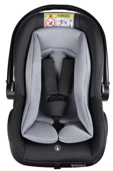 Smart Travel Автокресло First Lux (0-13 кг) / цвет Dark grey (темно-серый)
