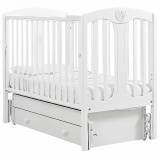 Гандылян Кровать детская "Диана" маятник универсальный / цвет белый