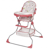 Polini kids Стульчик для кормления 252 / цвет розовый, лесные друзья