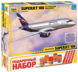 Звезда Сборная модель - Региональный пассажирский авиалайнер Superjet 100