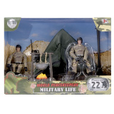 World Peacekeepers Игровой набор "Армейская жизнь" 1:18, 2 фигурки, 2 вида в ассортименте