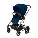 Cybex Прогулочная коляска Balios S Lux SLV с дождевиком / цвет Navy Blue/Темно-синий