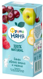 ФрутоНяня Нектар Банан, яблоко, вишня, малина, 0,5 л