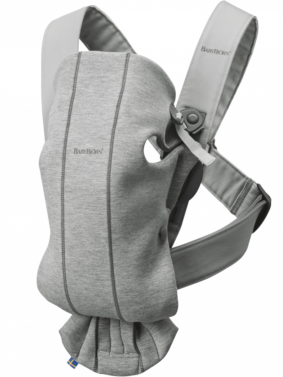 3d молочные груди мамы BabyBjorn Рюкзак для переноски ребенка Mini, 3D Jersey / цвет светло-серый  купить за в Краснодаре
