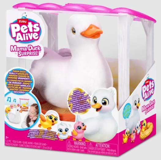 Zuru Игрушка Pets Alive "Мама и малыш" Уточка с утятами