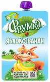 Фрумка Пюре из яблок и бананов, с 6 месяцев, 90 г
