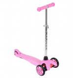 Leader kids lk-102 pink самокат трехколесный / цвет розовый
