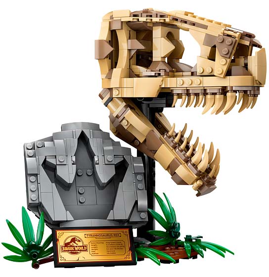 Lego Конструктор Jurassic World "Окаменелости динозавров: череп Ти-Рекса"
