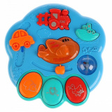 УМка Обучающее пианино-погремушка, стихи М. Дружининой учим транспорт, потешки, песни.