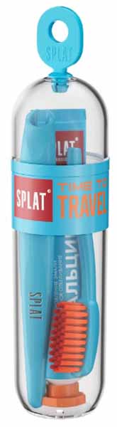 Splat Дорожный набор: зубная щетка Travel Medium + зубная паста Prof Biocalcium, 25 г