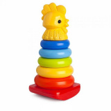 Пирамида-качалка "Петушок", 28 см  / 8 деталей