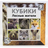 Десятое королевство Кубики "Лесные жители", 9 шт