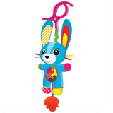 Играем вместе Текстильная игрушка погремушка зайка на блистере Умка